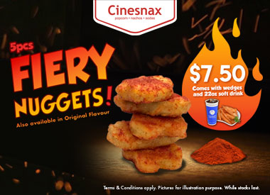 Go Red with Fiery Nuggets at Cathay Cineplexes!